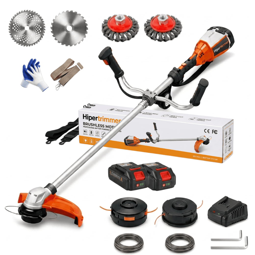 HyperTrimmer™ 3000 — battery grass trimmer kit
